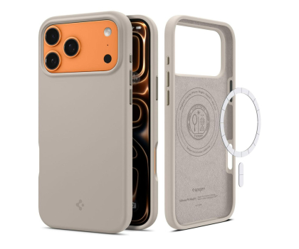 Etui / obudowa na smartfona Spigen Silicone Fit Mag Magsafe do Iphone 17 Pro Max Stone